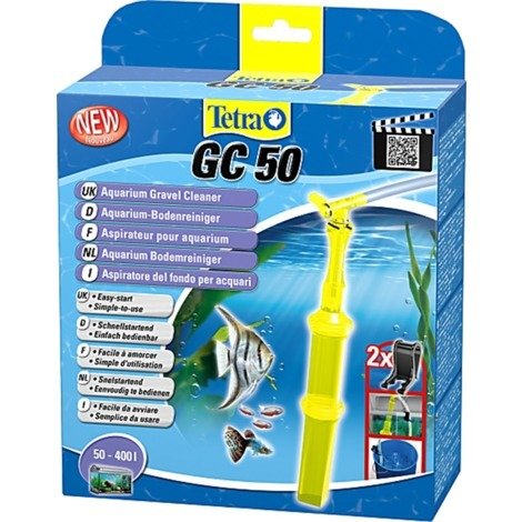 Tetra GC50 Gravel Cleaner - Aspirarifiuti per acquari da 50 a 400