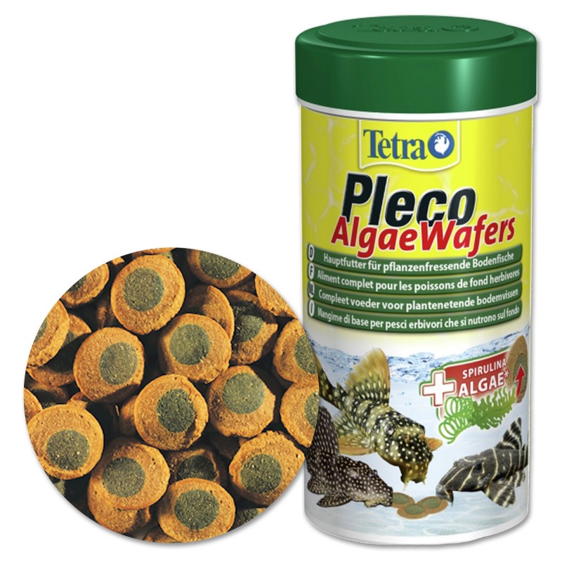 Tetra Pleco Algae Wafers 250 ml Mangime specifico per pesci da
