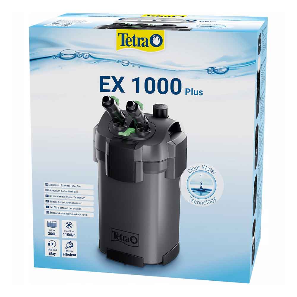 Tetra Filtro esterno EX 1000 Plus per Acquari fino da 100 a 300